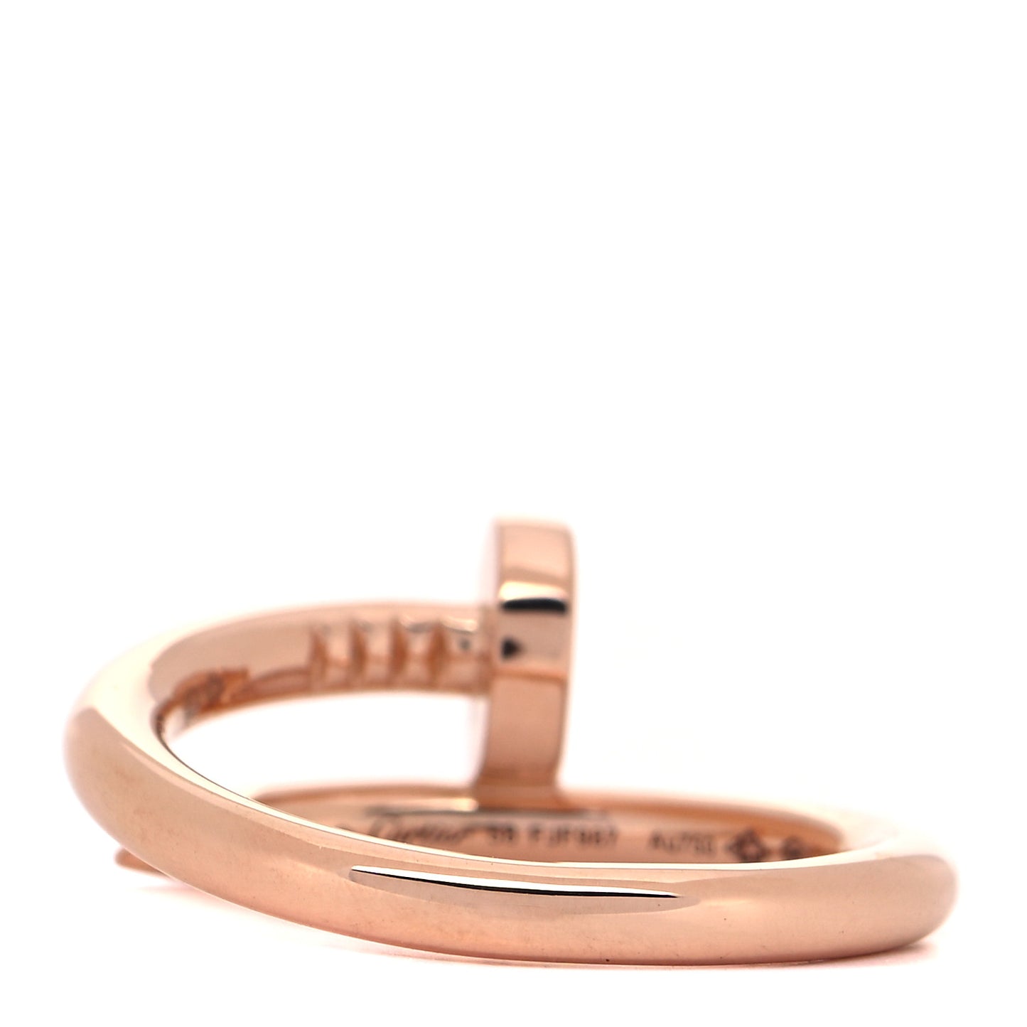 18K Pink Gold Juste Un Clou Ring 58 8.25