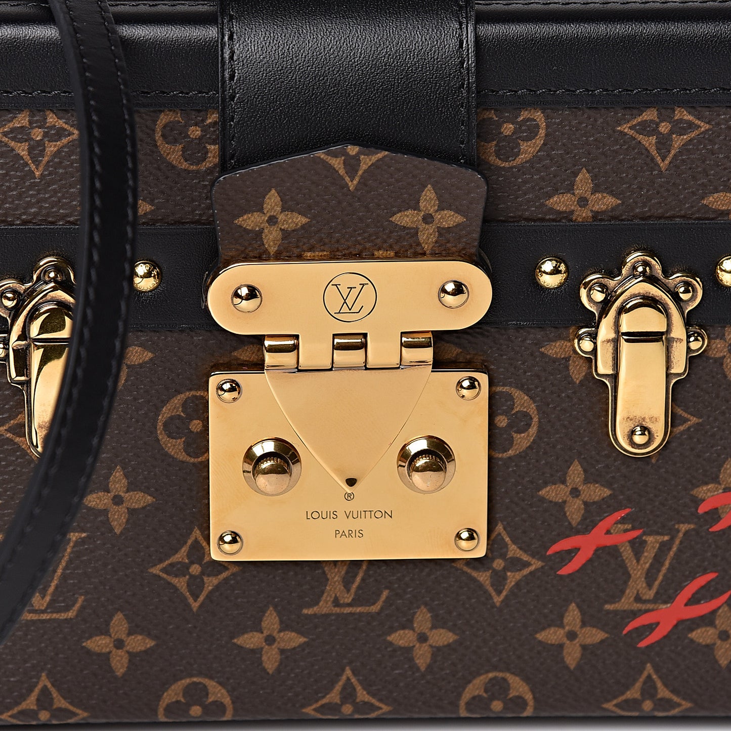 Monogram Petite Malle Black