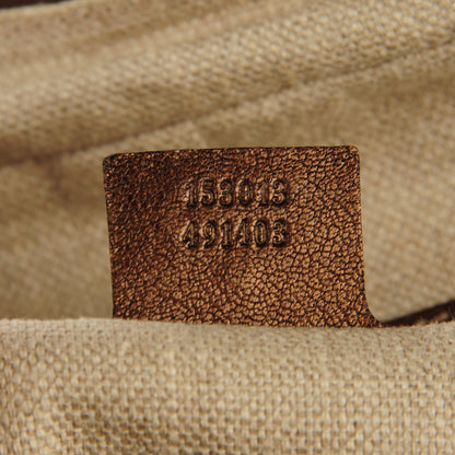 Gucci Metallic Capri Large Bowler Bronze 7 of 8