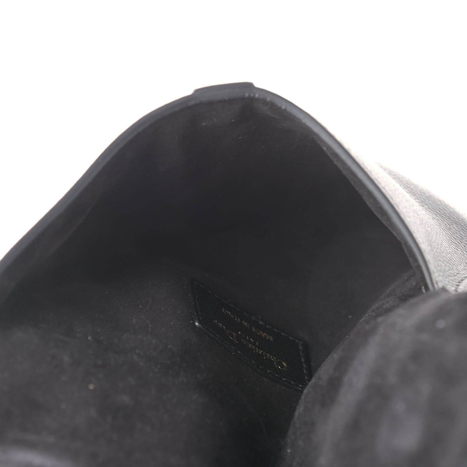 Christian Dior Grained Calfskin Saddle Belt Bag Black 5 of 9