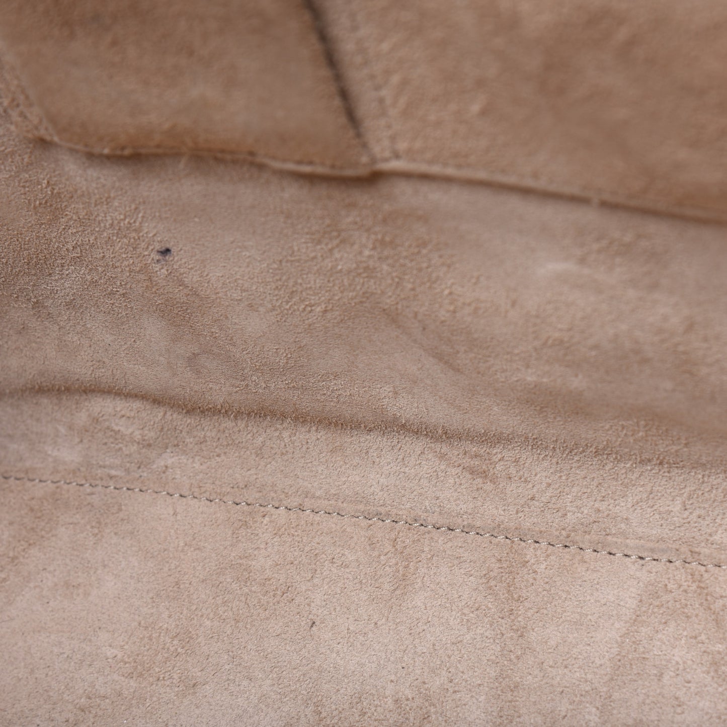 Drummed Calfskin Mini Luggage Dune