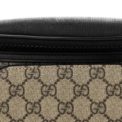Gucci GG Supreme Monogram Belt Bag Black 8 of 13