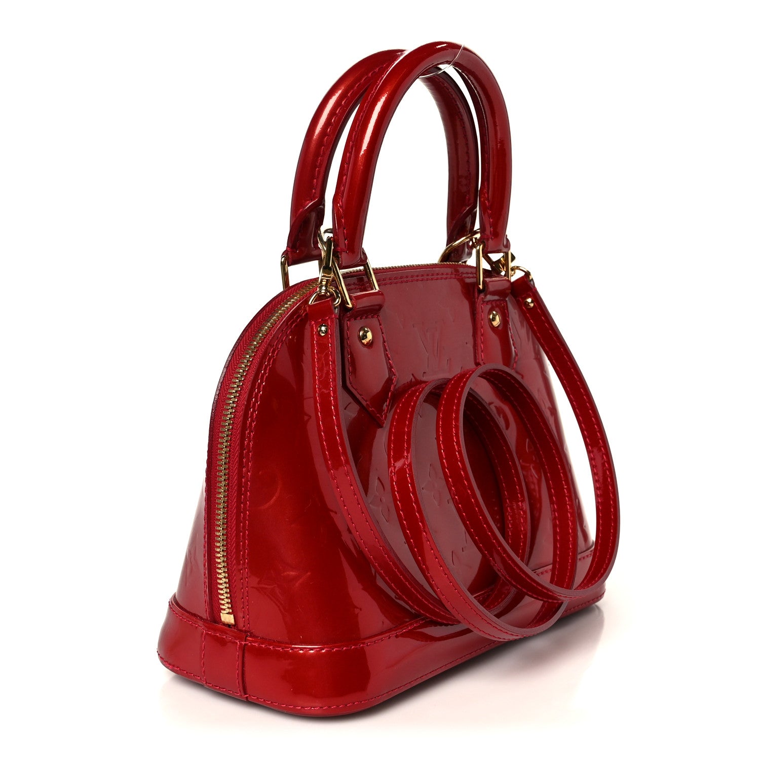 Louis Vuitton Vernis Alma BB Pomme D'Amour 3 of 11