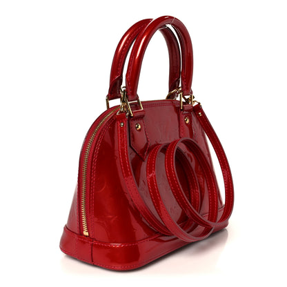 Louis Vuitton Vernis Alma BB Pomme D'Amour 3 of 11