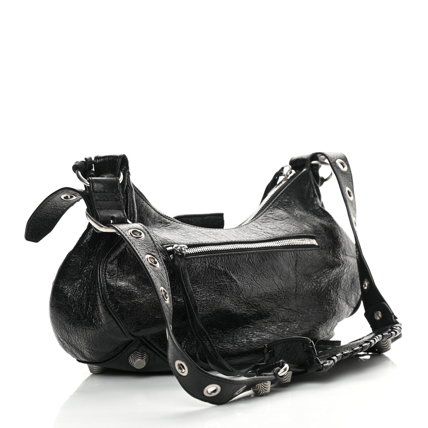 Balenciaga Agneau Arena Small Le Cagole Shoulder Bag Black 3 of 11