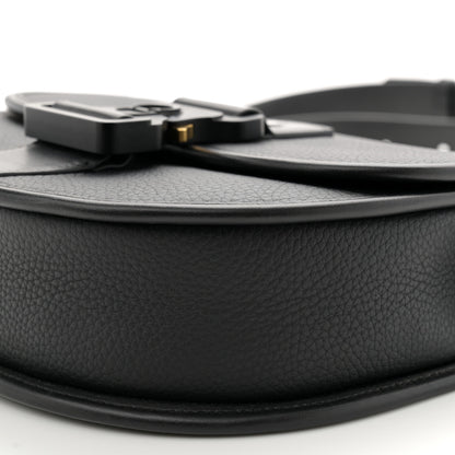 Christian Dior Grained Calfskin Gallop Bag With Strap Black 9 of 9