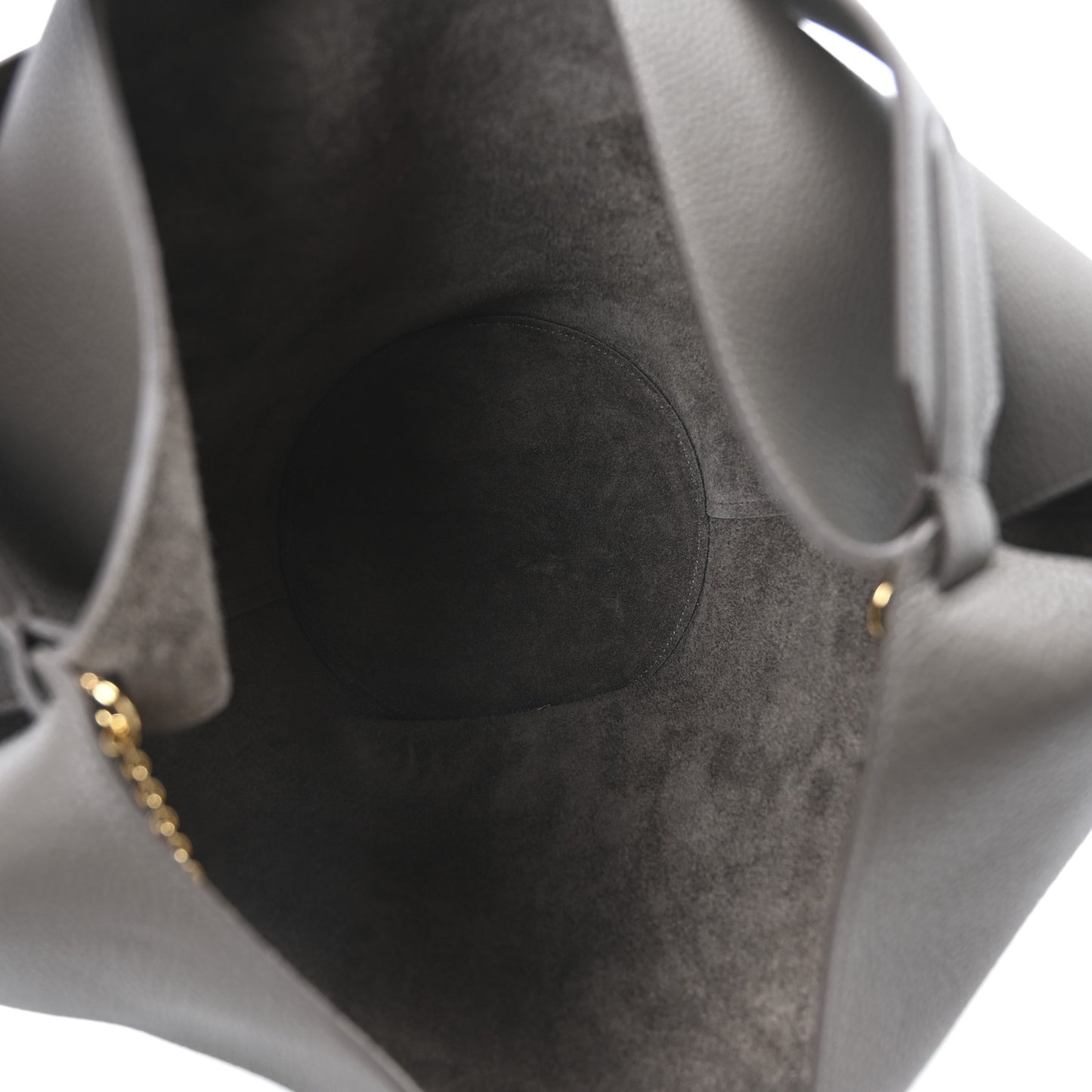 Pebbled Sport Calfskin Medium Lotus Tote Elephant