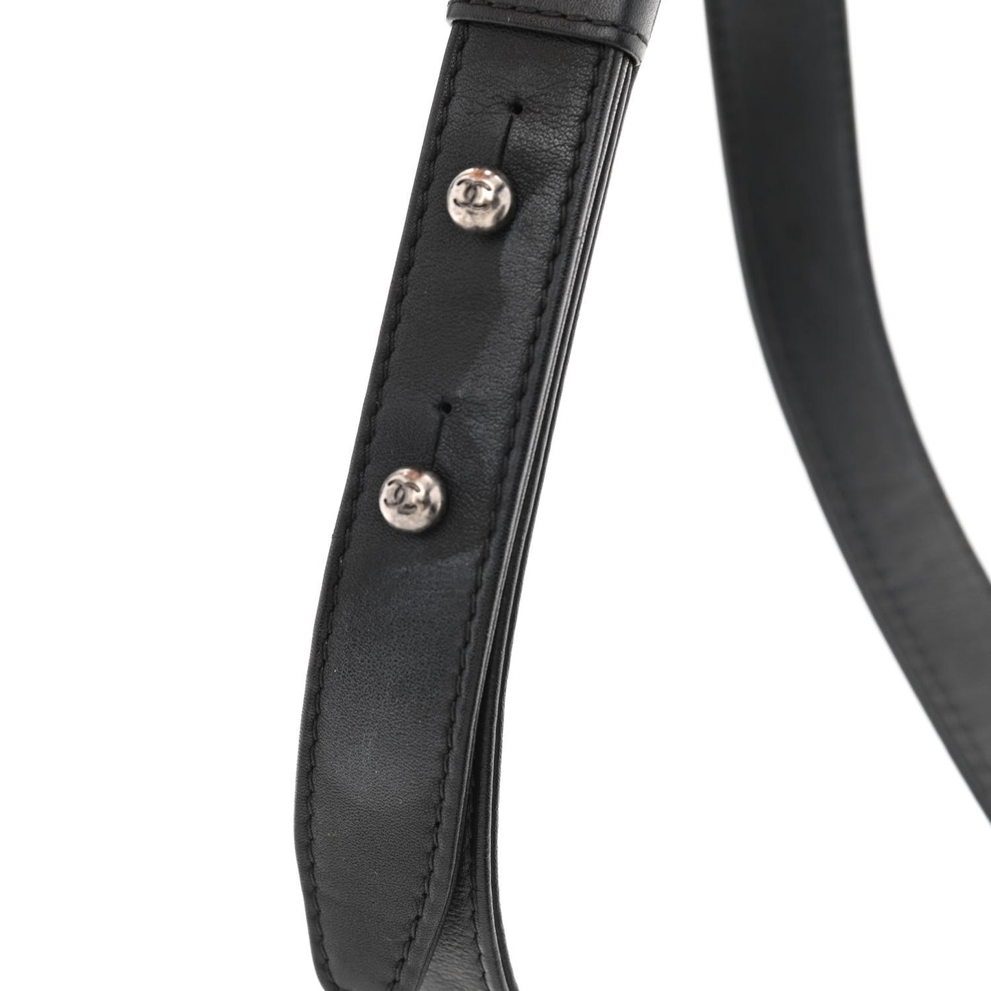 Lambskin Pleated Small Boy Flap Black