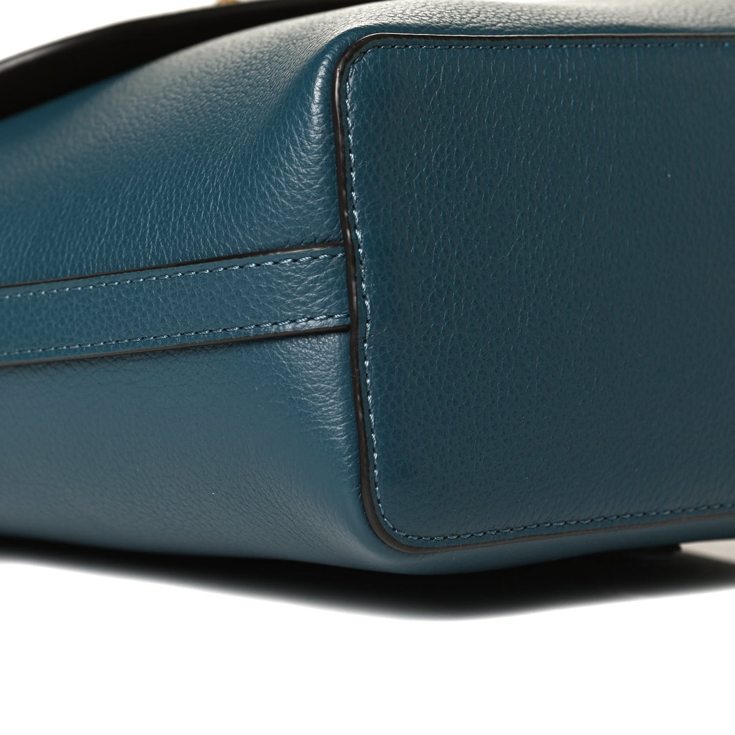 Classic Grain Calfskin Mini Bayswater Backpack Deep Sea