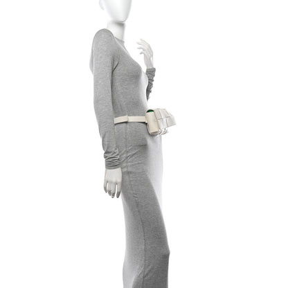 Bottega Veneta Nappa Maxi Intreccio The Belt Cassette Bag White 2 of 12