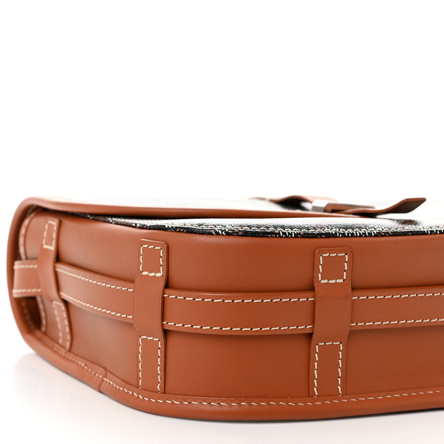 Goyardine Belvedere II PM Messenger Bag Black Gold