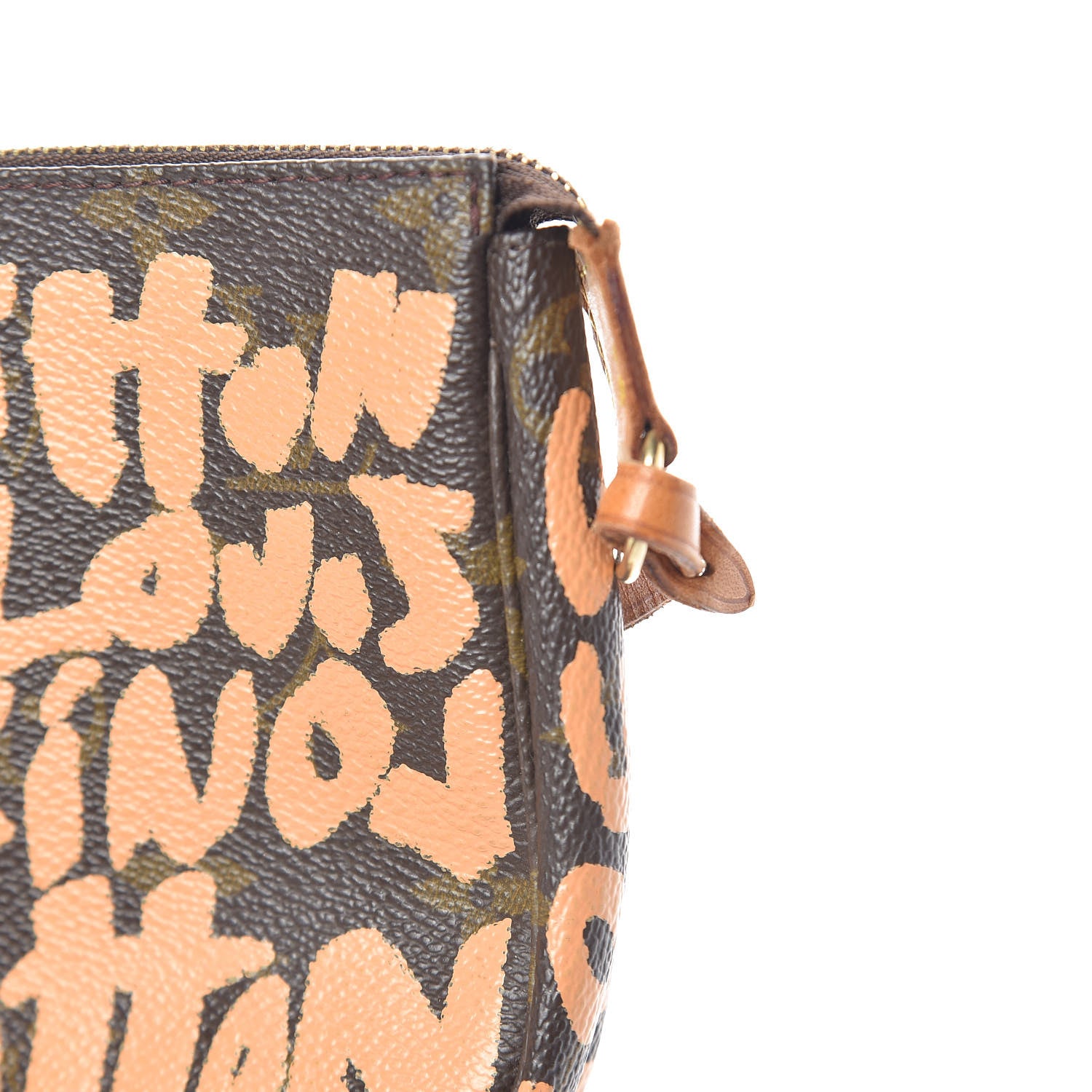 Louis Vuitton Monogram Graffiti Pochette Accessories Peach 16 of 16