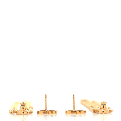 Christian Dior Danseuse Etolie Chain Drop Earrings Gold 3 of 4