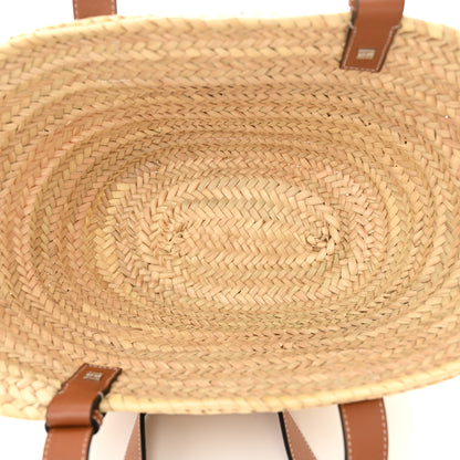 Loewe Raffia Medium Basket Tote Bag Natural Tan 5 of 10