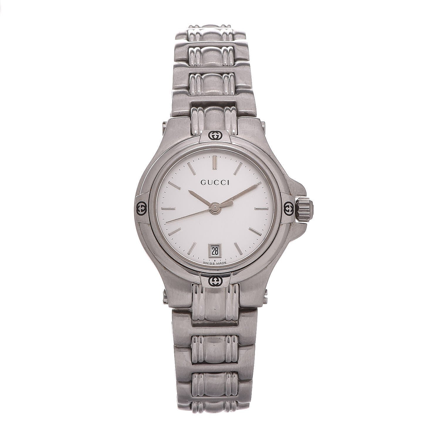 Gucci Stainless Steel 26mm 9040L Quartz Watch 8 of 14