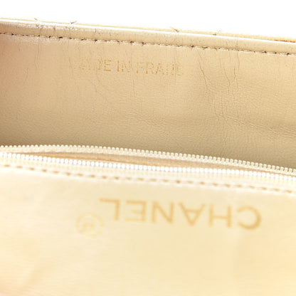 Chanel Lambskin Quilted Mini Square Flap Beige 7 of 17