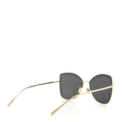 Chanel Metal Butterfly Sunglasses 4253 Black 4 of 8