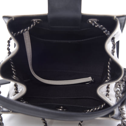 Chanel Caviar Quilted Small CC Bucket Bag Grey 5 of 12