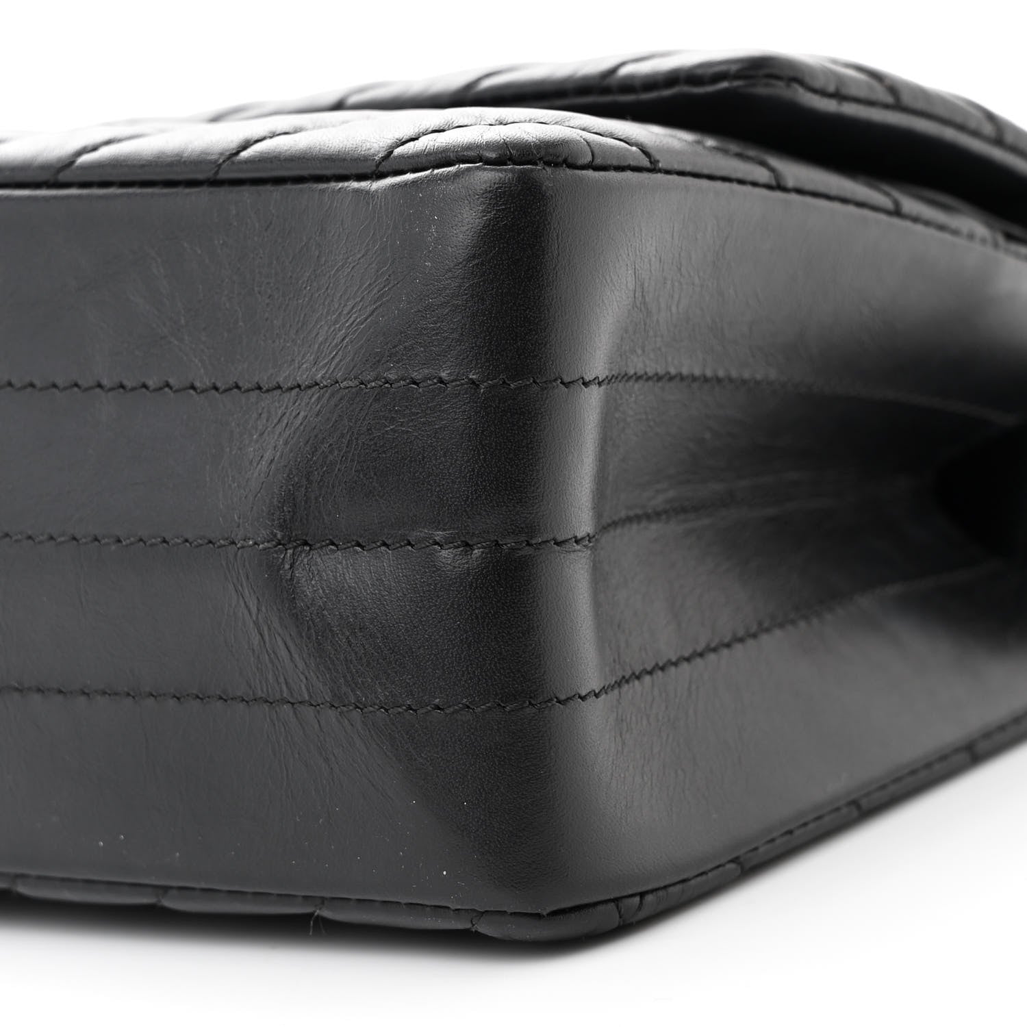 Chanel Aged Calfskin Chevron Quilted 2.55 Reissue 225 Flap So Black 10 of 12