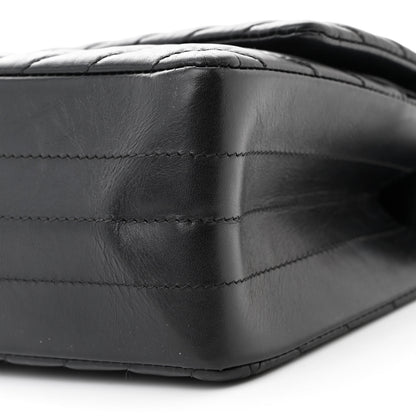 Chanel Aged Calfskin Chevron Quilted 2.55 Reissue 225 Flap So Black 10 of 12