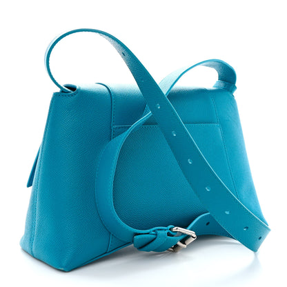 Balenciaga Grained Calfskin Small Downtown Shoulder Bag Turquoise 3 of 15