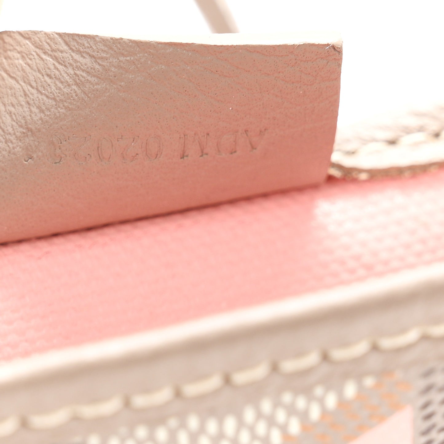 Goyardine Poitiers Claire Voie Tote Grege Powder Pink