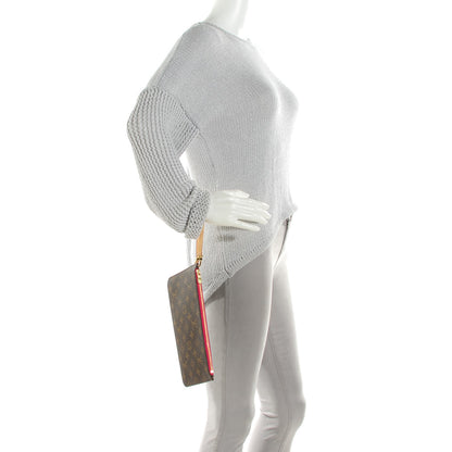 Louis Vuitton Monogram Neverfull MM GM Pochette Pivoine 2 of 7