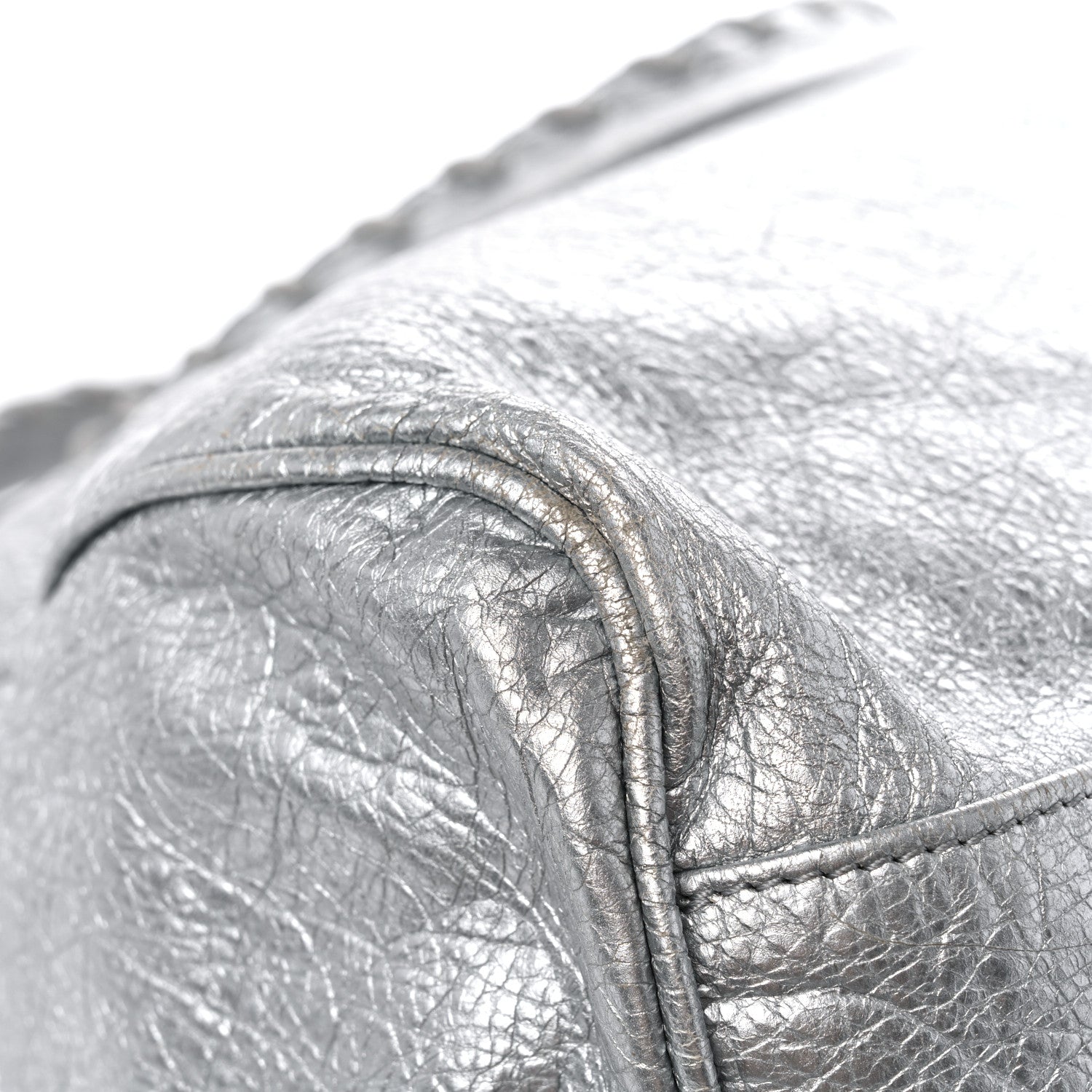 Balenciaga Metallic Agneau Classic Hardware Velo Gris Aluminum 11 of 15