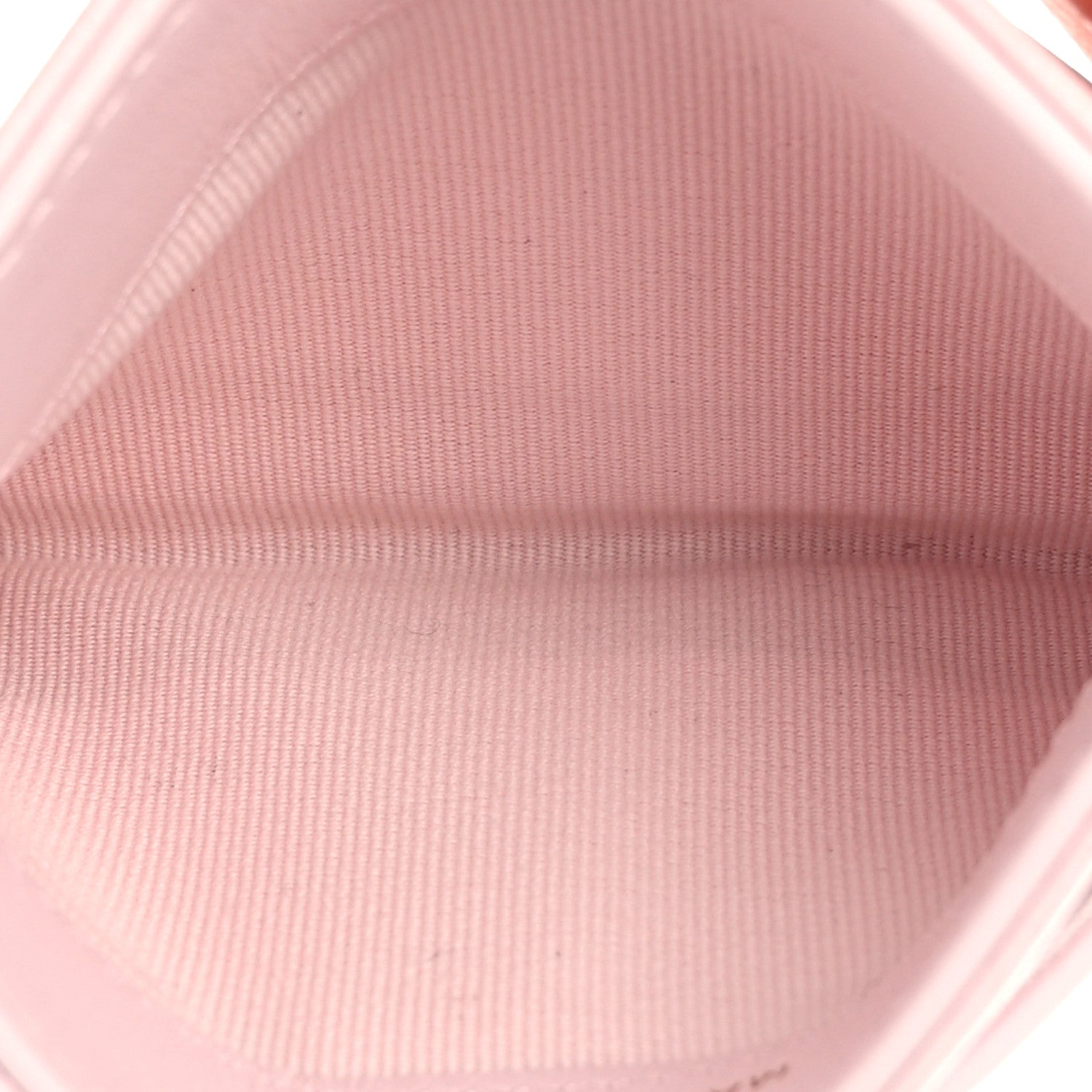 Chanel Lambskin Quilted Chanel 19 Card Holder Light Pink 5 of 12