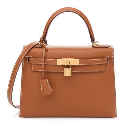 Hermes Epsom Kelly Sellier 28 Gold 1 of 11