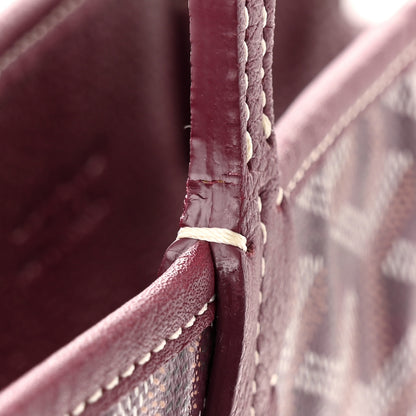 Goyard Goyardine Sac Hardy Pet Carrier PM Burgundy 13 of 14
