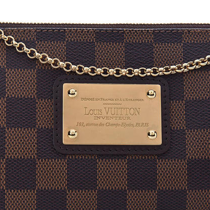 Louis Vuitton Damier Ebene Eva Clutch 7 of 10