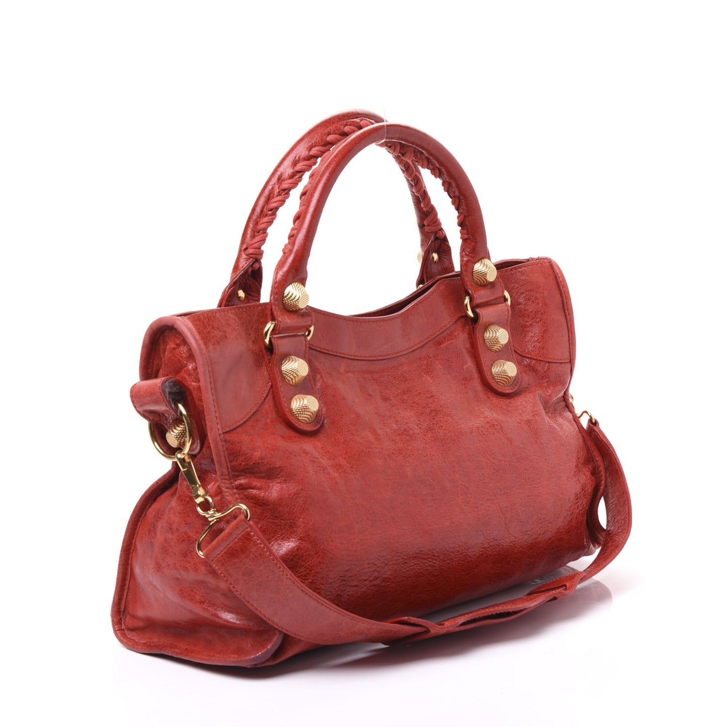 Agneau Giant 21 Gold Hardware City Rouge Coquelicot