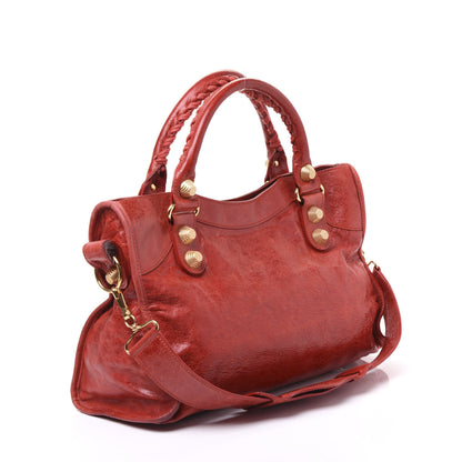 Balenciaga Agneau Giant 21 Gold Hardware City Rouge Coquelicot 2 of 10