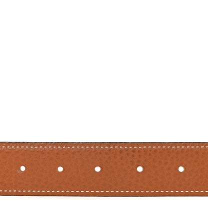 Hermes Box Togo 32mm H Belt Black Gold 85/34 Black Gold 4 of 6
