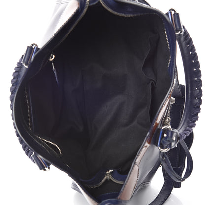 Balenciaga Smooth Calfskin Metallic Patent Giant 12 Silver Hardware City Ultraviolet 7 of 14