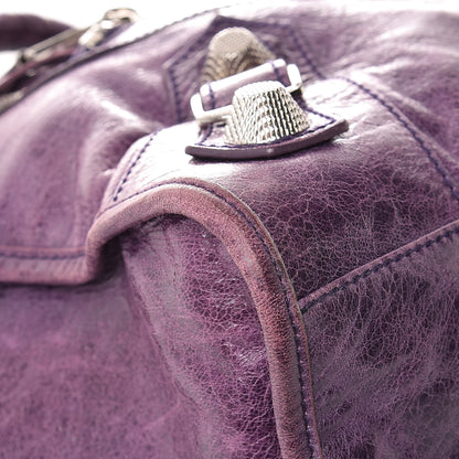 Balenciaga Agneau Giant 21 Silver Hardware City Raisin 10 of 23