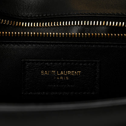 Saint Laurent Smooth Calfskin Manhattan Top Handle Black 6 of 10