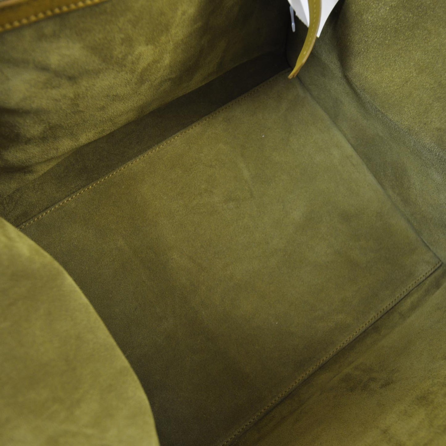 Smooth Calfskin Medium Phantom Luggage Bag Curry