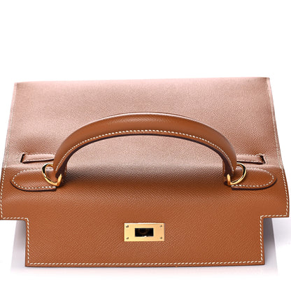 Hermes Epsom Kelly Sellier 28 Gold 17 of 36