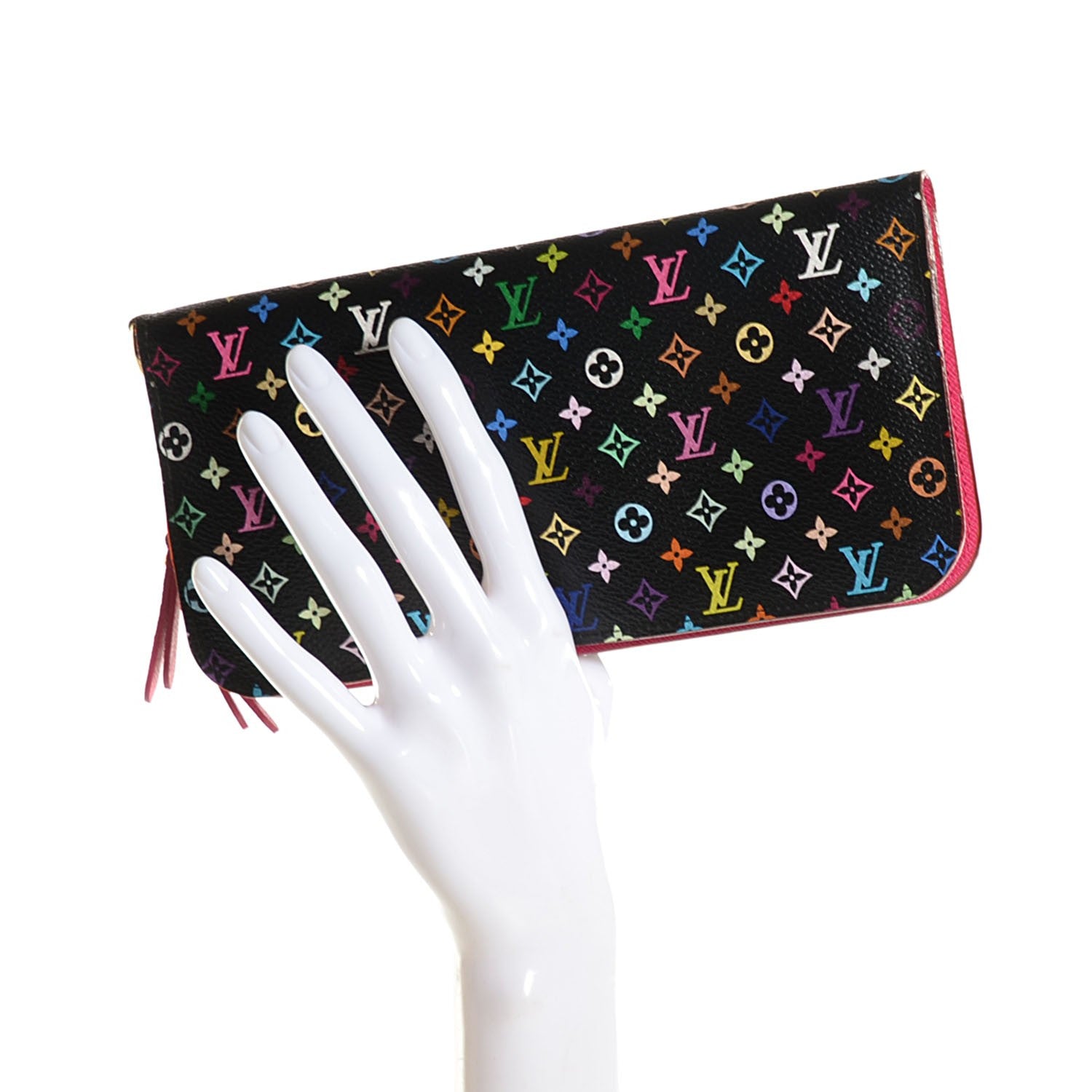 Louis Vuitton Monogram Multicolor Insolite Wallet Black Grenade 2 of 7