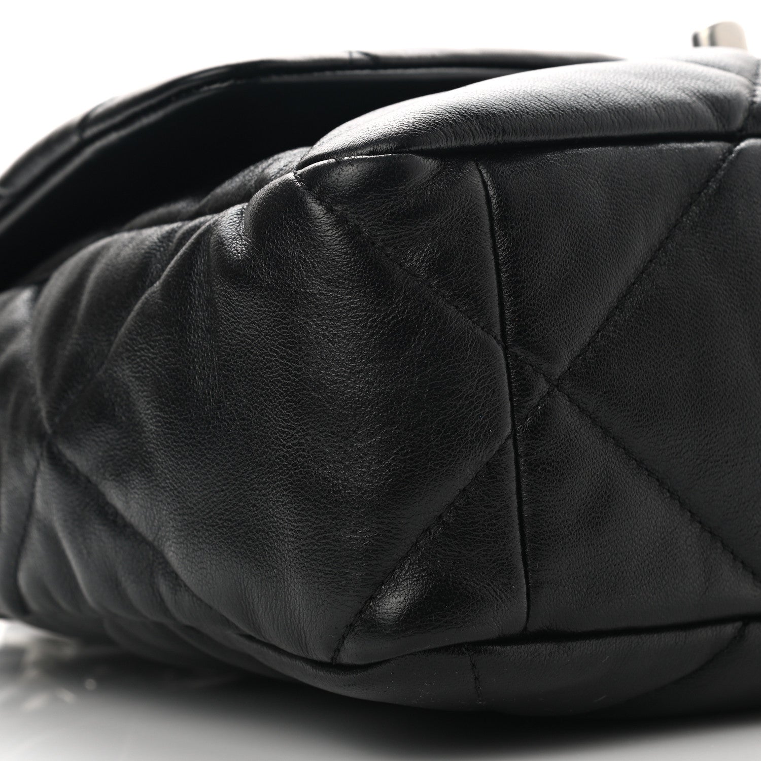 Chanel Lambskin Quilted Large Chanel 19 Flap Black 9 of 10