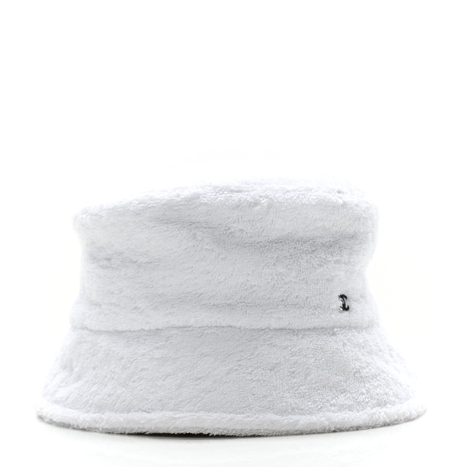 Chanel Terry Cloth CC Bucket Hat M White 3 of 10