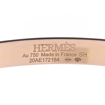 Hermes 18K Rose Gold Diamond PM Kelly Pave Bracelet SH 3 of 3