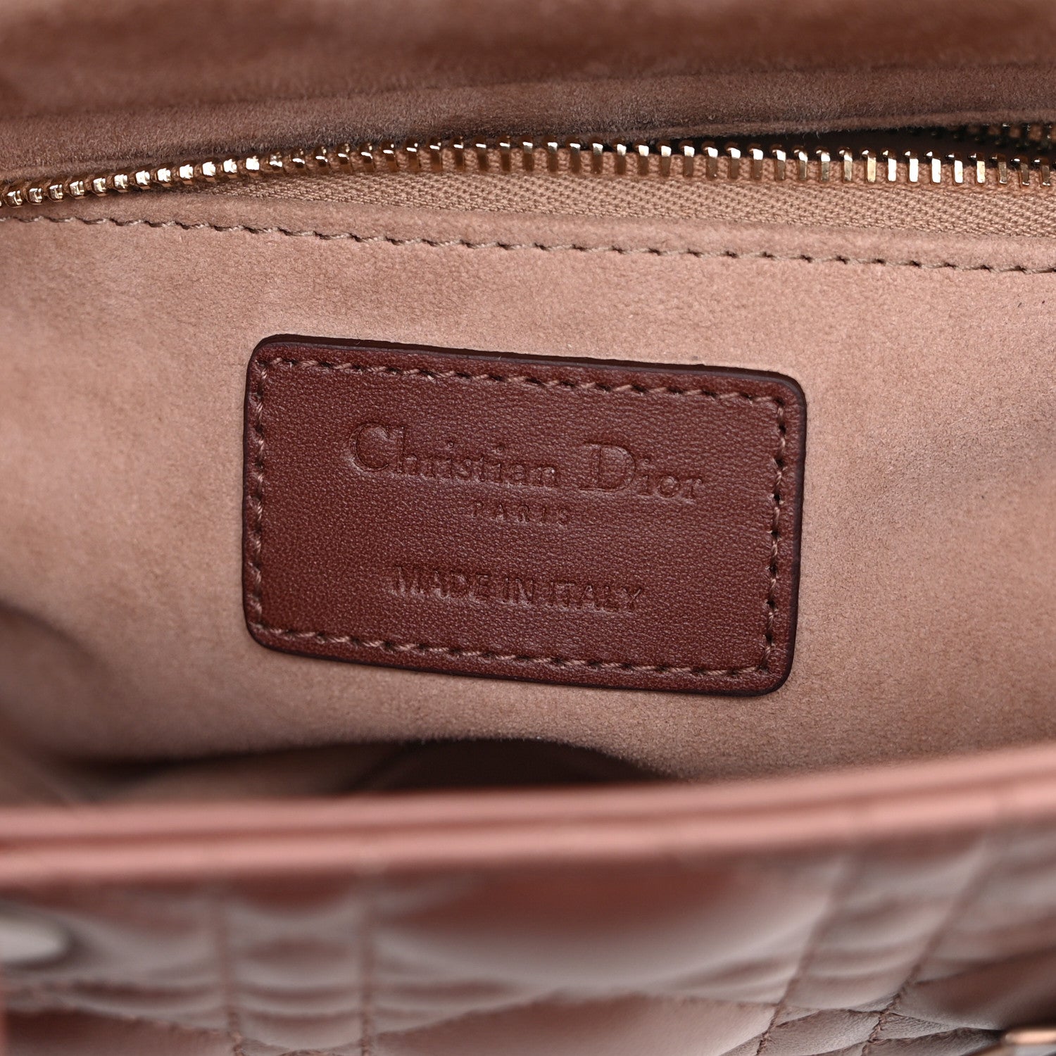 Christian Dior Lambskin Cannage Gradient Small My ABCDior Lady Dior 10 of 22