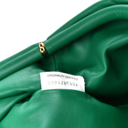 Bottega Veneta Smooth Butter Calf The Pouch Oversized Clutch Racing Green 7 of 11
