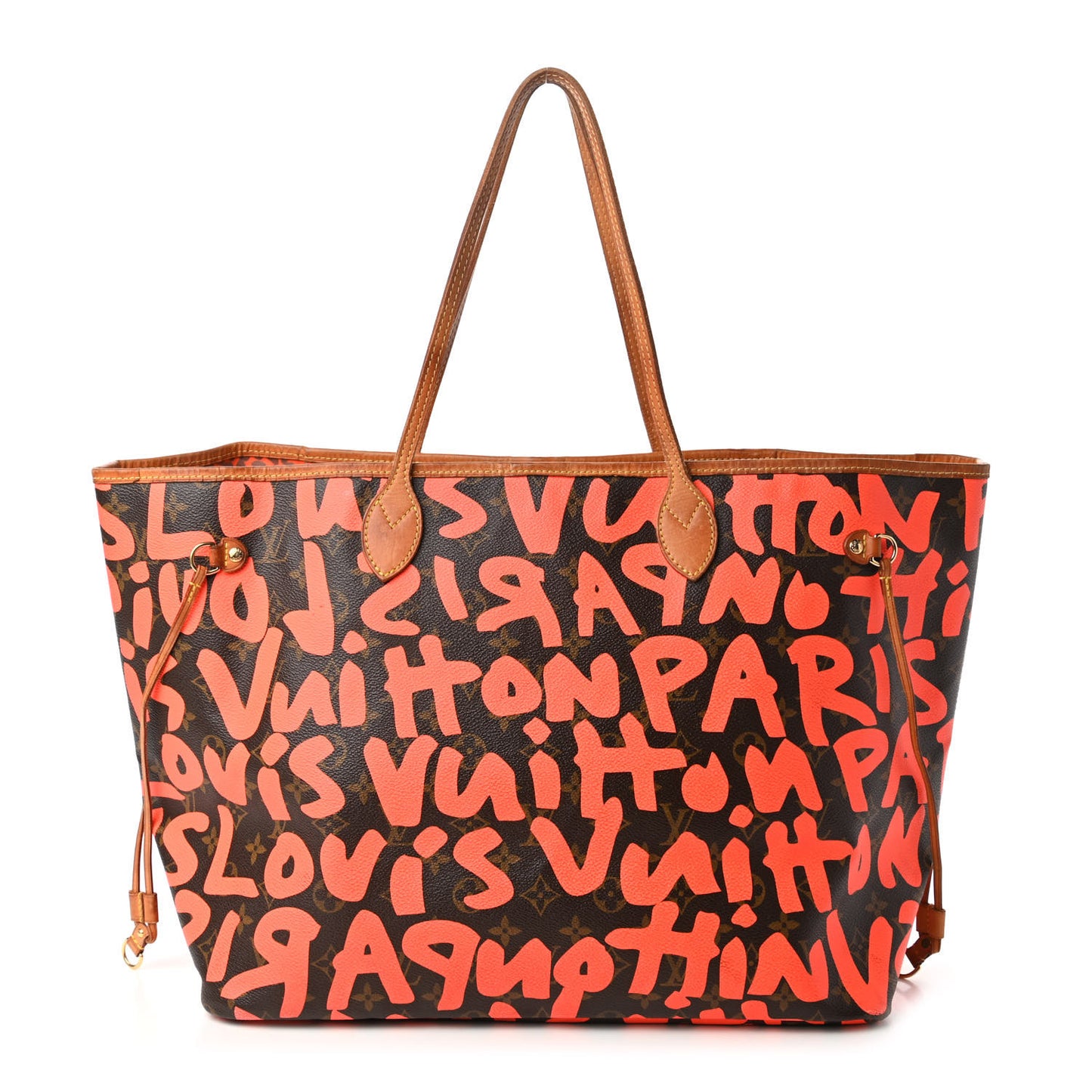 Monogram Graffiti Neverfull GM Orange
