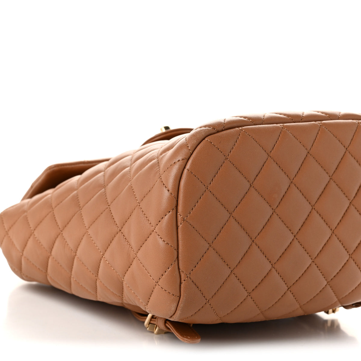 Chanel Lambskin Quilted Small Urban Spirit Backpack Brown 9 of 10