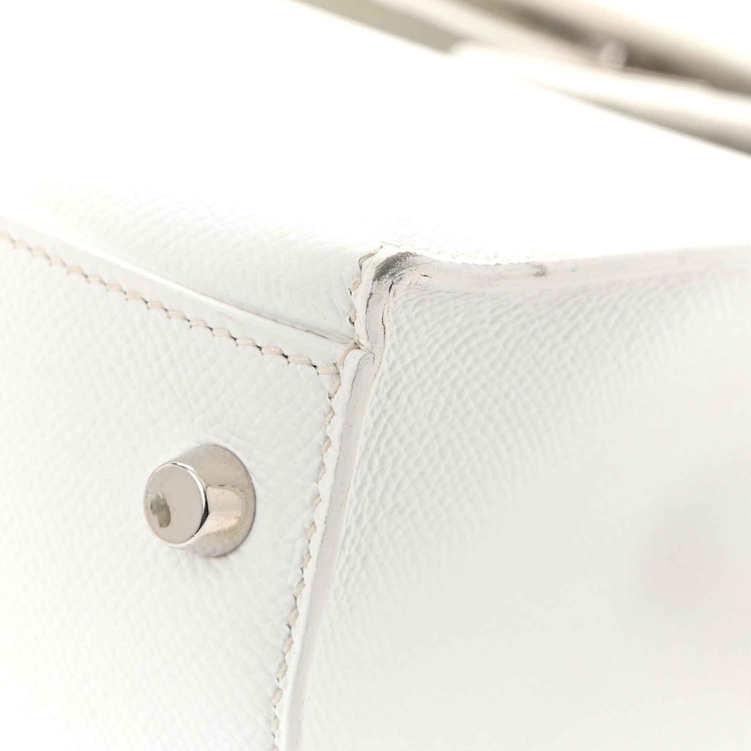 Hermes Epsom Kelly Sellier 32 White 11 of 12