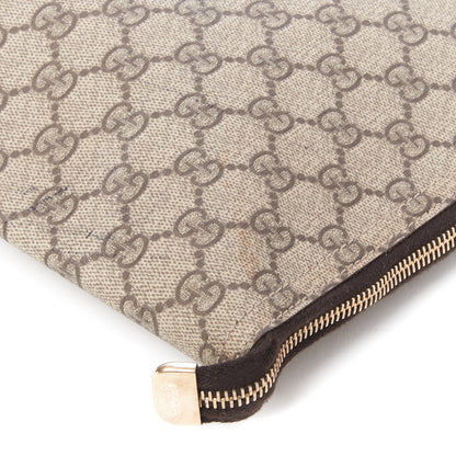 Gucci GG Supreme Monogram Briefcase Dark Brown 4 of 8